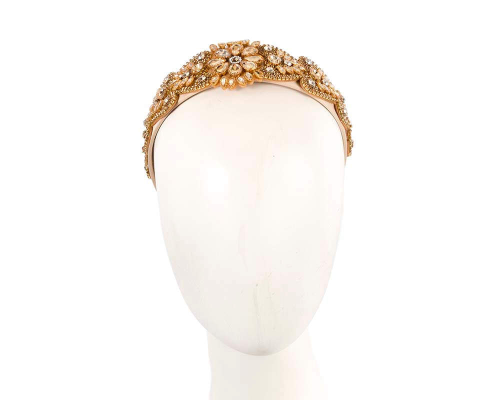 Gold jewellery fascinator headband-0